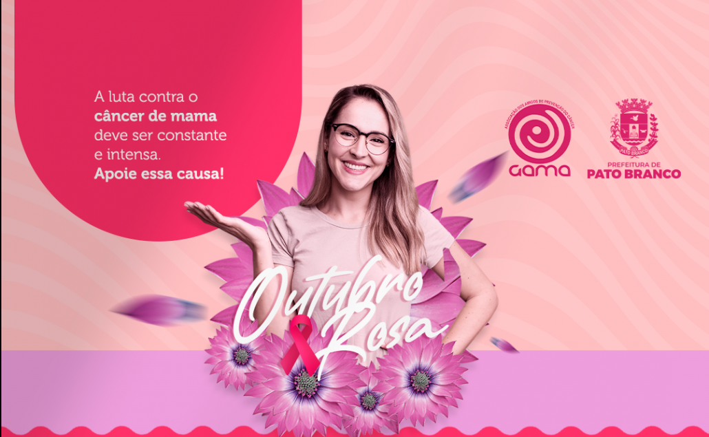 Secretaria da Saúde e Gama promovem ações especiais para a campanha Outubro Rosa em Pato Branco