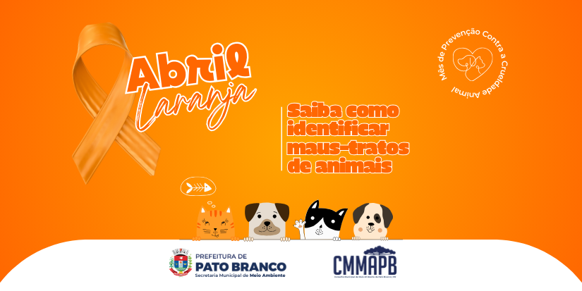 Abril Laranja combate abandono e maus-tratos aos animais e casos devem ser denunciados