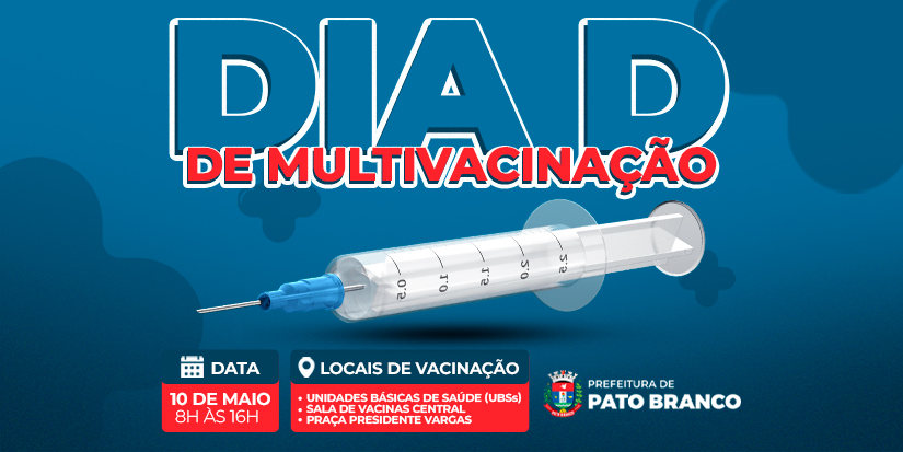 Sábado é o dia D de multivacinação com ênfase na imunização da gripe para grupos prioritários
