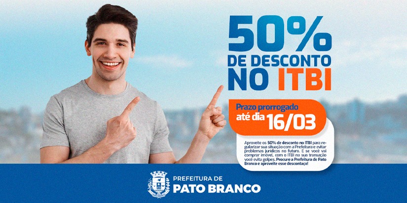 Prorrogada redução de 50% na alíquota do ITBI por mais 60 dias