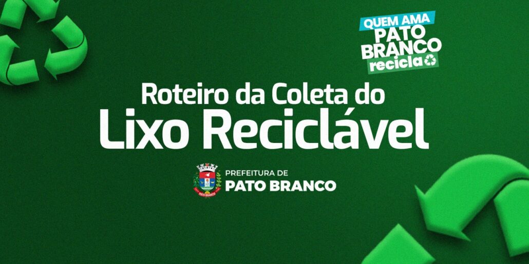 Alteração no itinerário da coleta de lixo reciclável