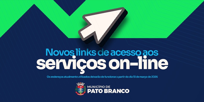 Município de Pato Branco divulga novos links de acesso aos serviços on-line