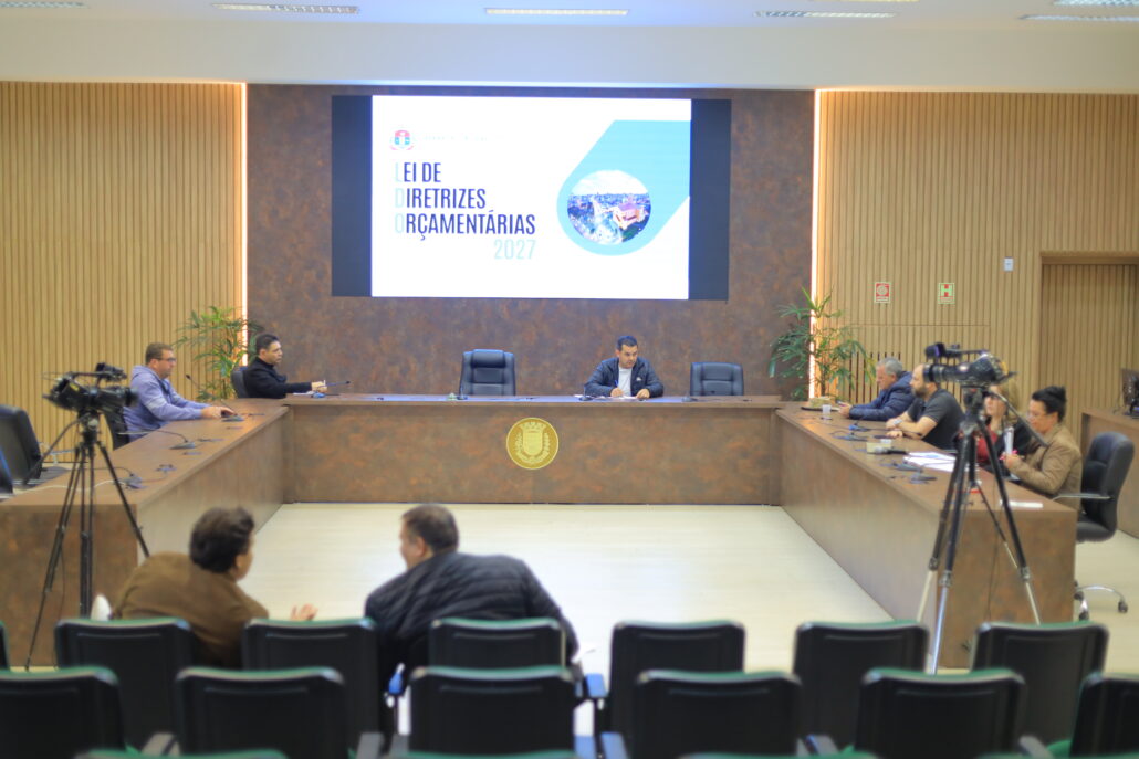 Prefeitura de Pato Branco apresenta proposta da Lei de Diretrizes Orçamentárias 2027