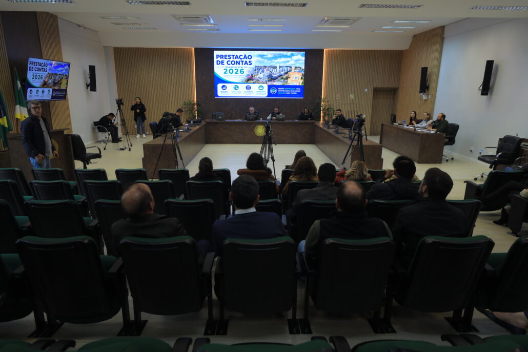 Prefeitura de Pato Branco apresenta prestação de contas do 1º quadrimestre de 2026