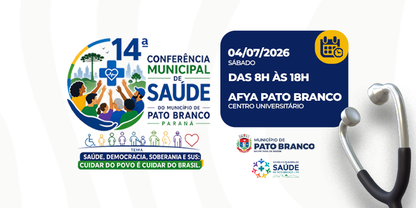 Pato Branco realiza 14ª Conferência Municipal de Saúde neste sábado (4)