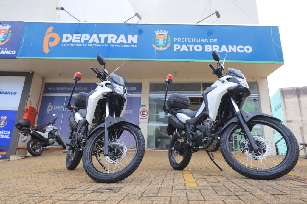 Depatran recebe duas novas motocicletas para reforçar fiscalização e operação viária